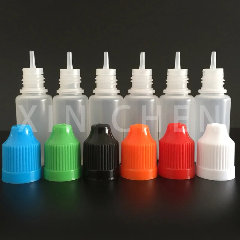 200 stücke 10ml Leere Kunststoff PE Dropper Flaschen Weiche Squeezable E Flüssigkeit Saft Vape Behälter Augentropfen Flasche mit kinder Kappe