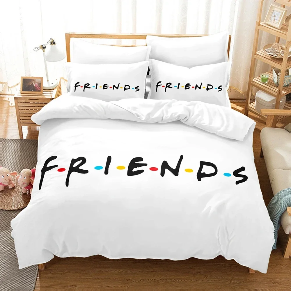 

3D Friends TV Movie пододеяльник полный Queen King Size пододеяльник постельное белье постельное белье комплект пододеяльников с наволочкой