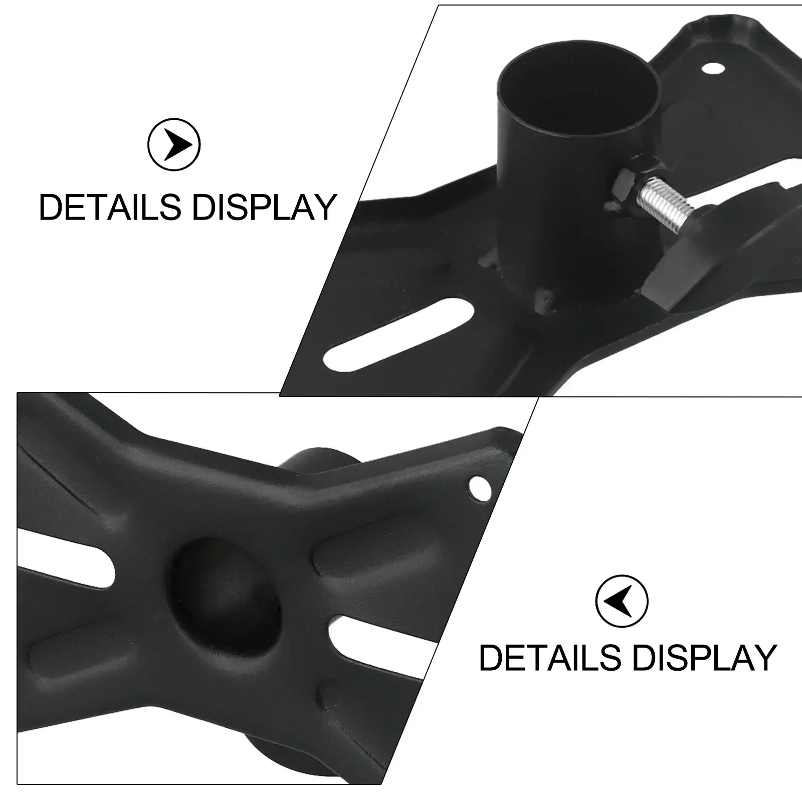 35mm Metal Tripod Speaker Stand Adapter Top Cap For Pole Tripod Speaker Stand Adapter For DJ Speaker Stand Adapter Top Cap