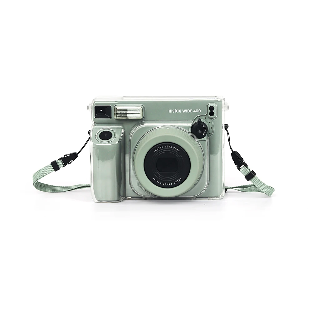 For Polaroid WIDE 400 transparent storage case Durable scratch-resistant and drop-resistant PC crystal shell protective cover