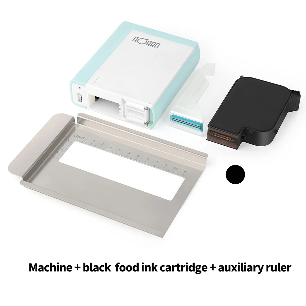 Yaomatec Portable Colorful Food Printer logo Picture Inkjet Printer DIY Bread Coffee Beer Cake Food Edible Ink Jet Printer