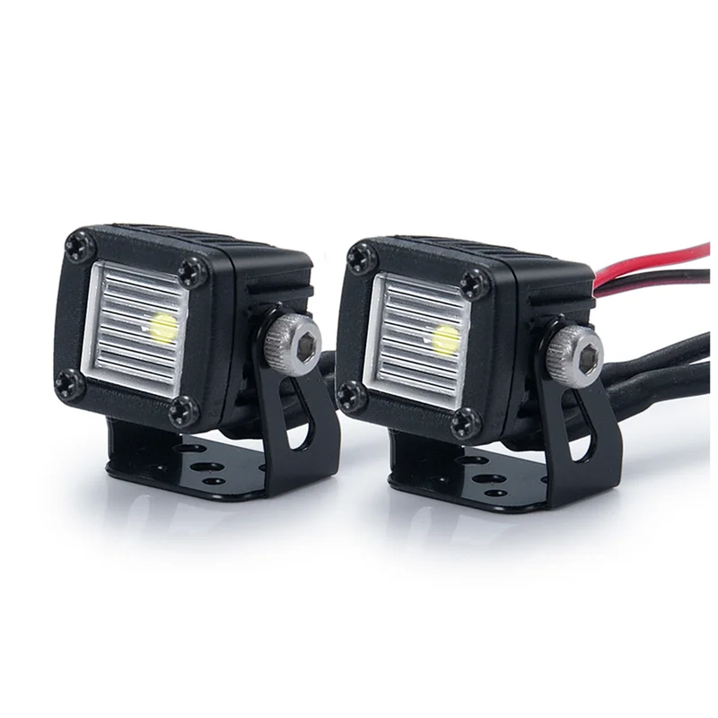 車のヘッドライト用の明るいLEDライト,rx4,アキシャル,scx10,90046,rr10,VS4-10,redcat gen8,c,1,10