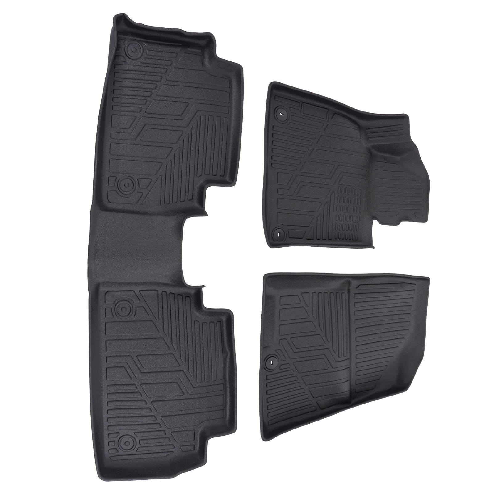 Floor Mats Liner for Hyundai Santa Fe 2019-2020 Waterproof TPE Rubber Car Carpet