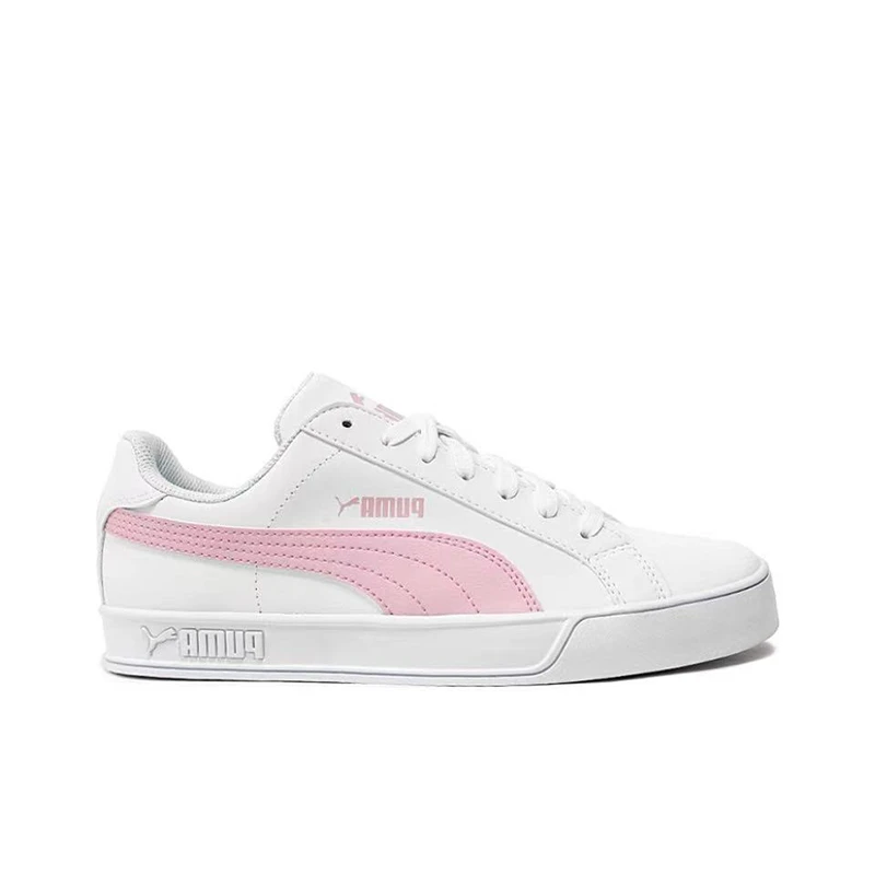 PUMA Smash Vulc Women's Low Top Board Shoes, Wear resistant, Lightweight,Comfortable Casual Shoes