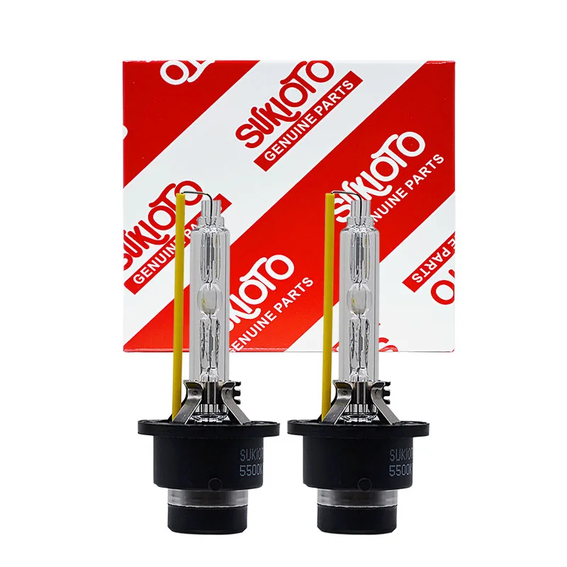 

2 шт. SUKIOTO оригинальные детали ксеноновые лампы D2S D2R D4S D4R 5500K HID фары 55 Вт D2 D4 автомобильные фары для D2S D4S комплект автоматического балласта