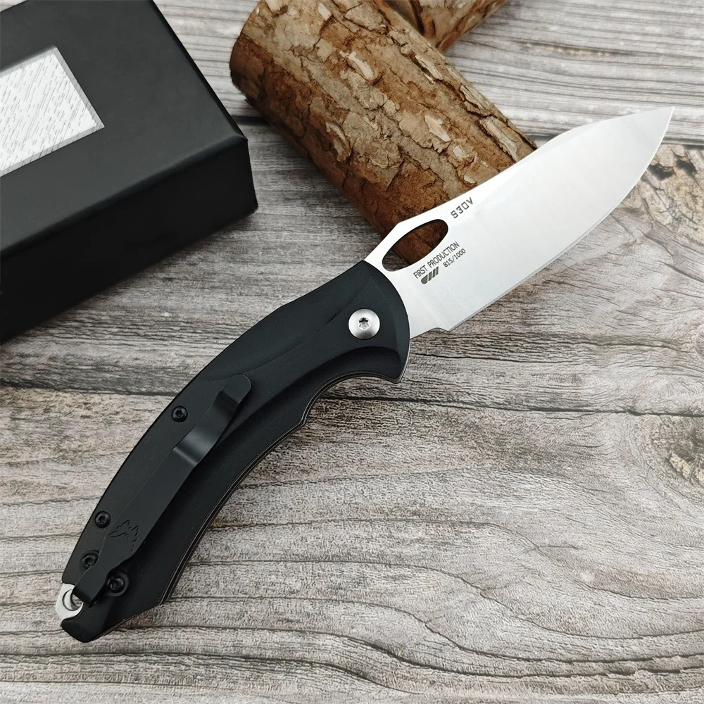 NEW BM 818 Folding Knife D2 Blade T6 Aluminum Handle Pocket Knife Outdoor EDC Camping Hiking Hunting Cutting Survival Tool