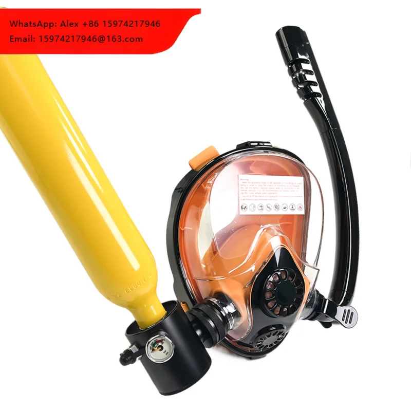 Scuba Diving Equipment Oxygen 0.5L Oxygene Cylinder Lung Tank Scuba Portable Lung Tank For Diving