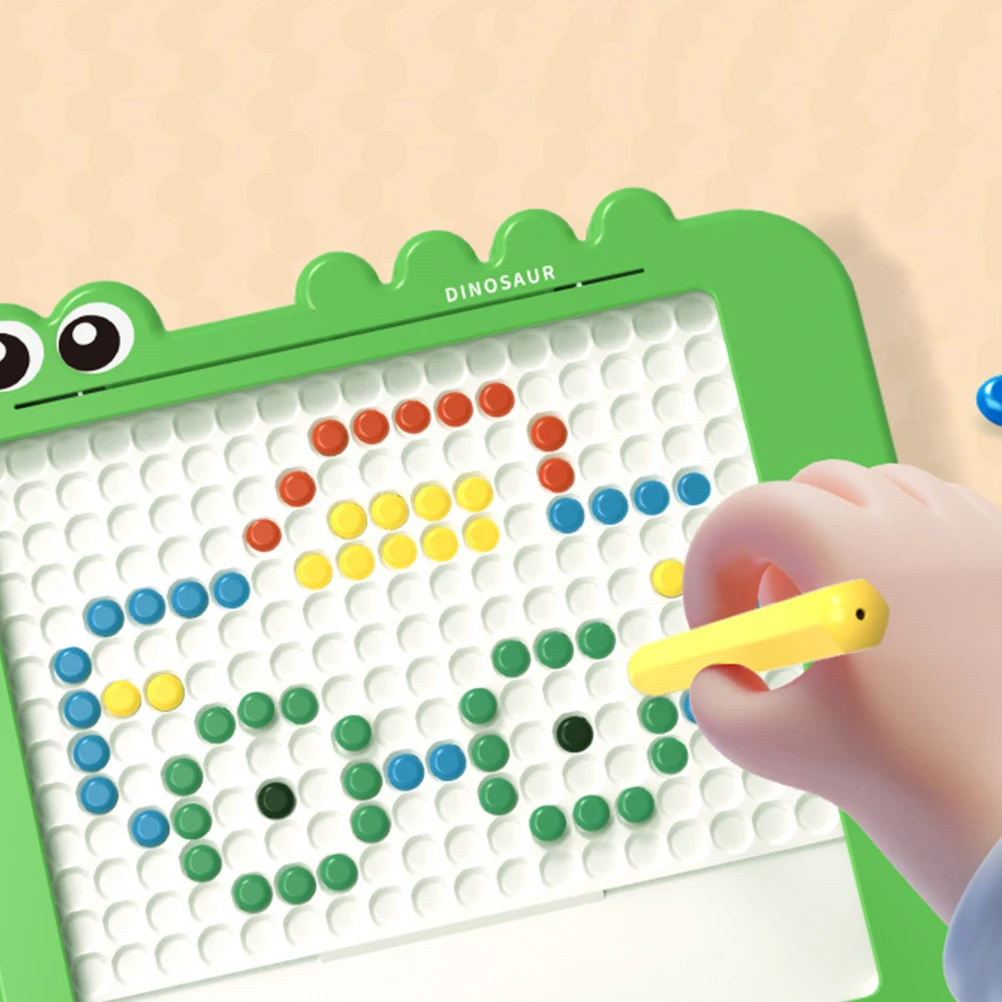 

Магнитная доска для рисования для детей от 3 до 5 лет, многоразовые компактные игрушки с бусинами, магнитная доска для рисования, развивающая игрушка