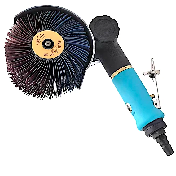 TY79130 Pneumatic Flap Sander abrasive 120mm  Wheel  Sanding Convex Surfaces / Curved Wood   Tool