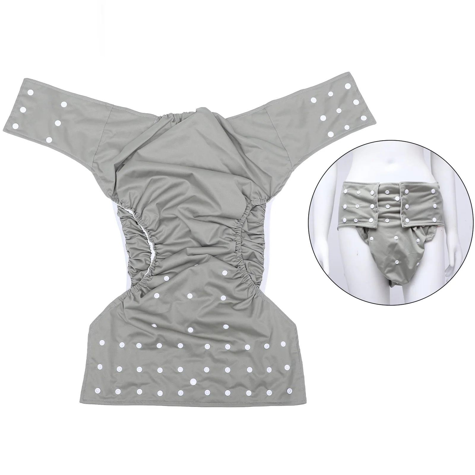 

Elderly Diaper Pants Anti Leak Reusable Washable Incontinence Adult Nappy Practical Period Panties Multipurpose Sanitary Soft