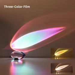 Angel Eyes Projector Lamp Led Galaxy Crystal Projector Aurora Nebula Night Lights Bedroom Bedside Table Atmosphere Sunset Lights