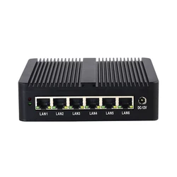 Xcy lüfter loser mini pc intel celeron j6412 prozessor 6x intel i226v 2,5g ethernet unterstützung windows linux pfsense opnsense