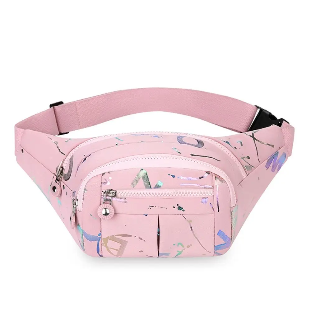 

Multifuntional Waist Bags Fanny Pack Water Proof Sport Shoulder Sling Backpack Lightweight Hot Stamping Letters