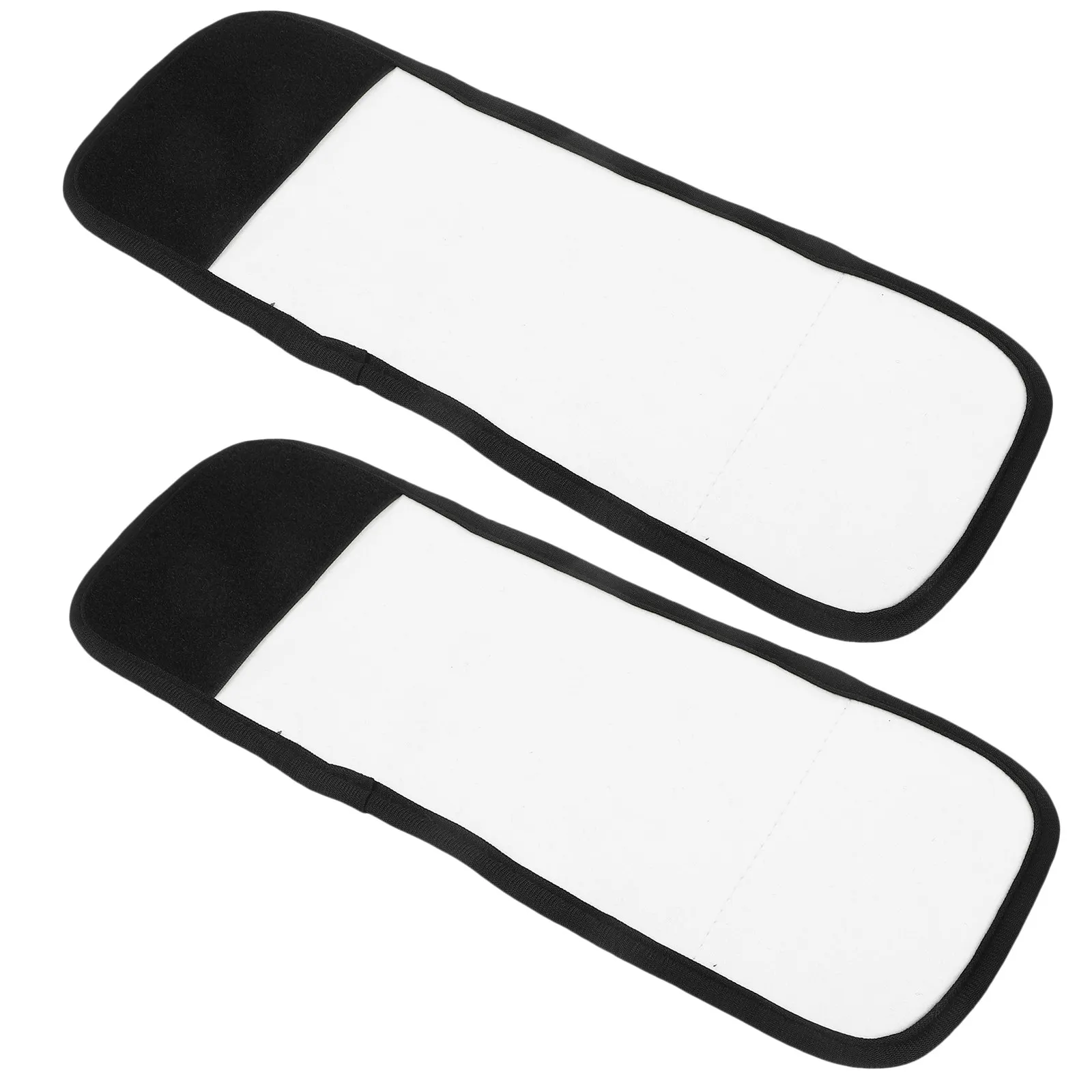 2pcs Castor Oil Packs Reusable Foot Wrap Soft Comfortable Essential Oil Therapy Black Feet Compress Women