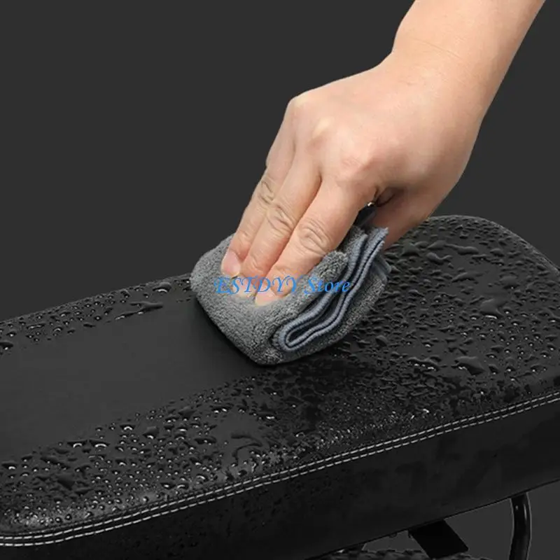 

G6DE Bike PU Leather Soft Cushions Rear Rack Water Resistant Children Seats Pad