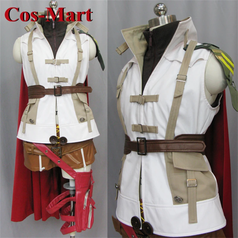 Cos-Mart Game Final Fantasy 13 Eclair Farron Cosplay Costume Fahsion Handsome Uniforms Unisex Activity Party Role Play Clothing