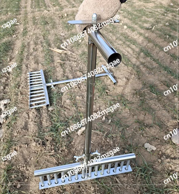 Onion artifact planting machine seedling planter Onion fork automatic punching tool Onion planting vegetable transplantor