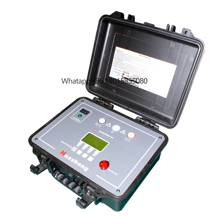 

Huazheng Electric Handheld High Voltage 10 Kv Diagnostic Electrical Insulation Resistance Tester