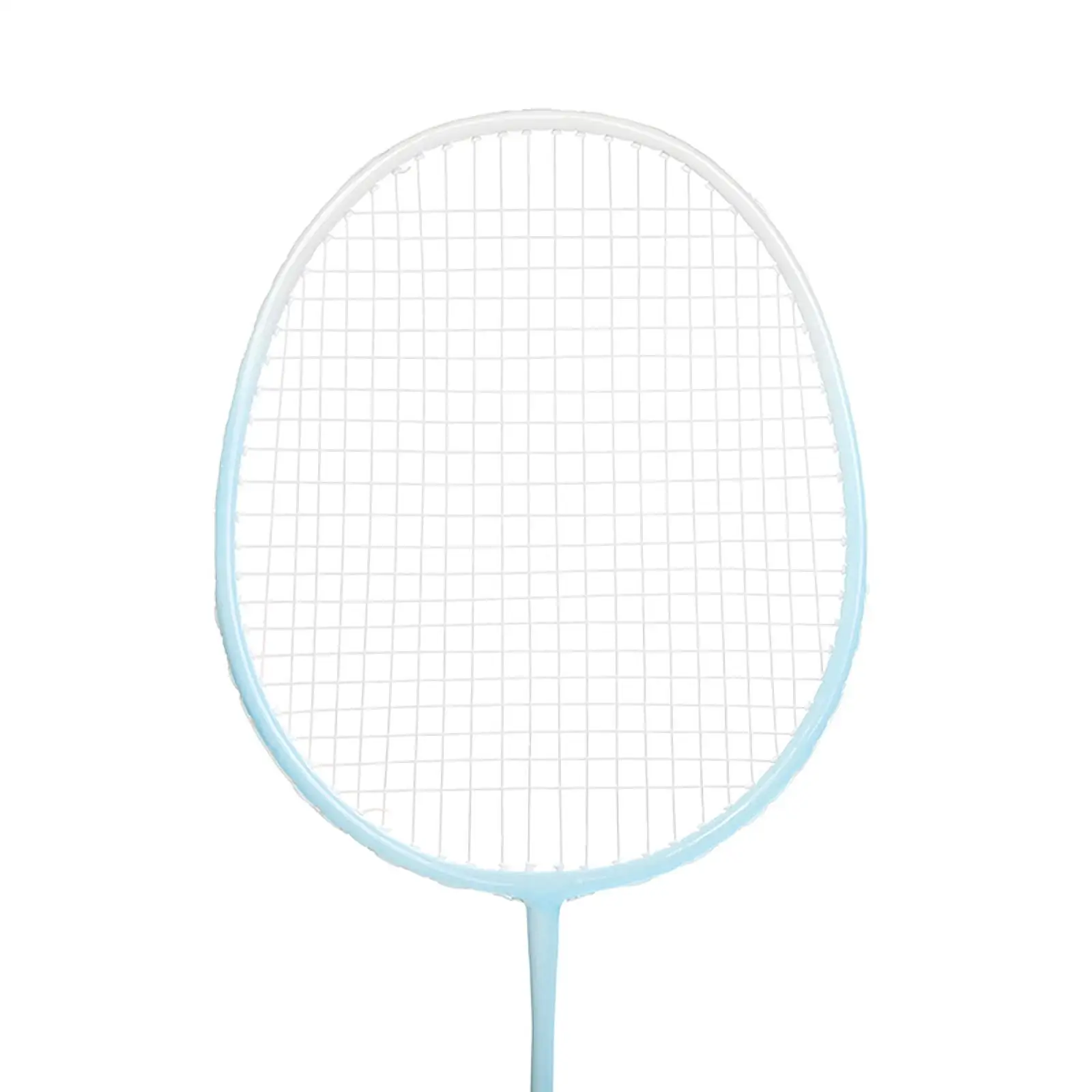 Night Sport Badminton Rackets Set Square Head Glow in the Dark Lightweight Racket for Outdoor Games