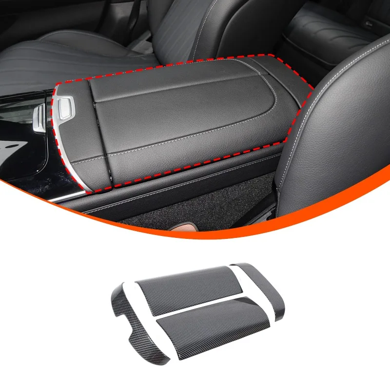 housse-decorative-pour-accoudoir-de-console-centrale-abs-accessoires-d'interieur-pour-mercedes-benz-classe-s-v223-2021-–-2024