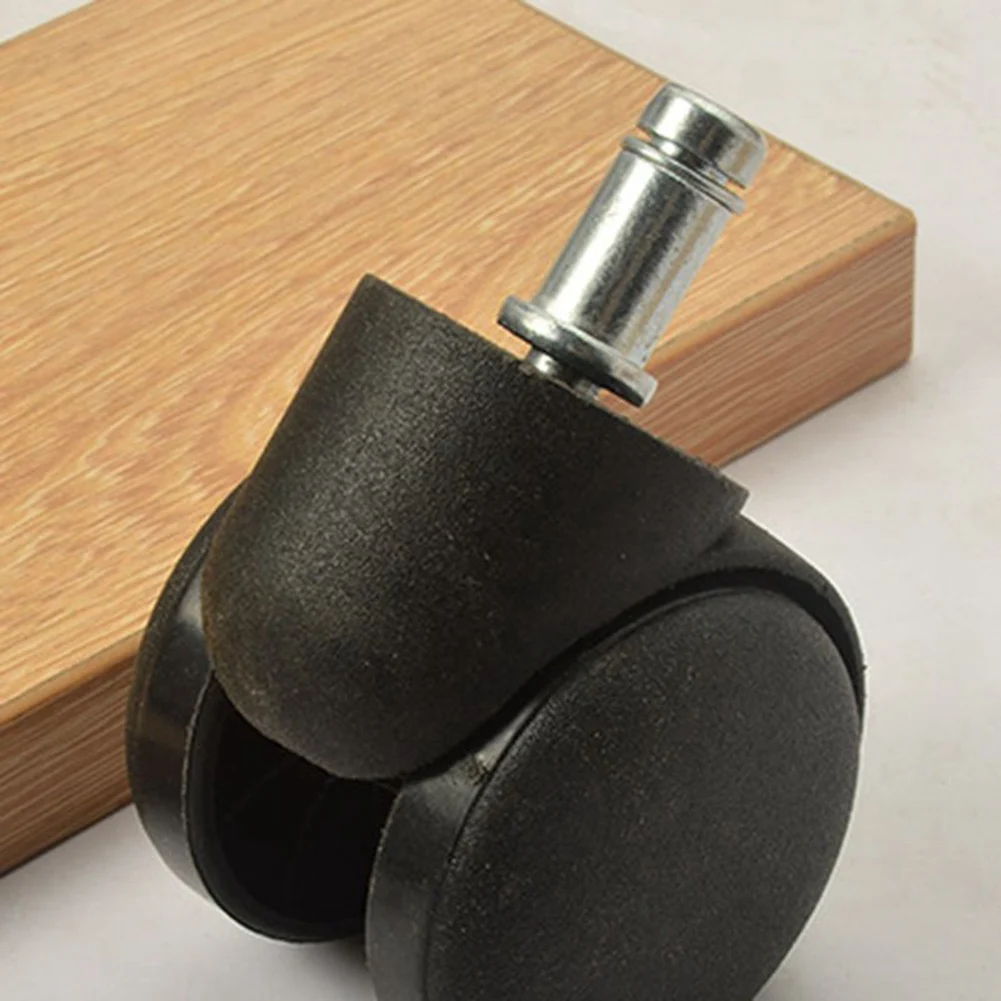 

5 шт. 50 мм роликовые колеса для офисного стула и 1 шт. щетка для насадки пылесоса-ABQU