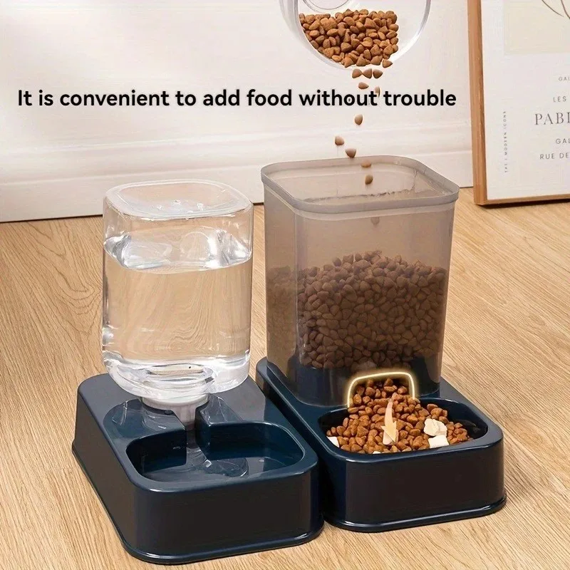 Battery-Free Automatic Pet Feeder Bowl with Water Dispenser - product detail 6