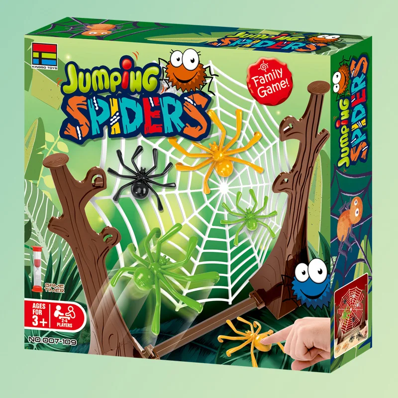 Bouncing Spider Family Party Desktop Board Games Kids Adult Entertainment Game Children's Table Spider Web Birthday Gifts Toy