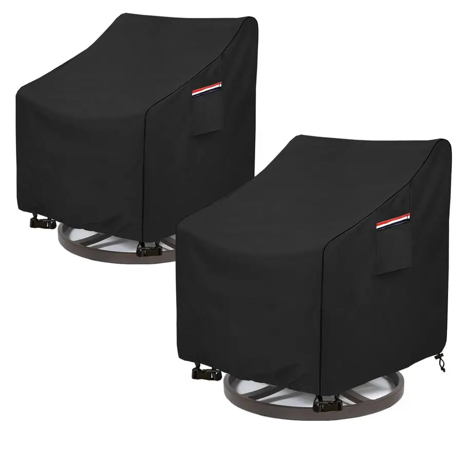 

Outdoor Swivel Chair Cover 2 Pack,Outdoor Furniture Patio Chair Covers Waterproof Clearance,30 W x 34 D x 38.5 H Outdoor Lawn P