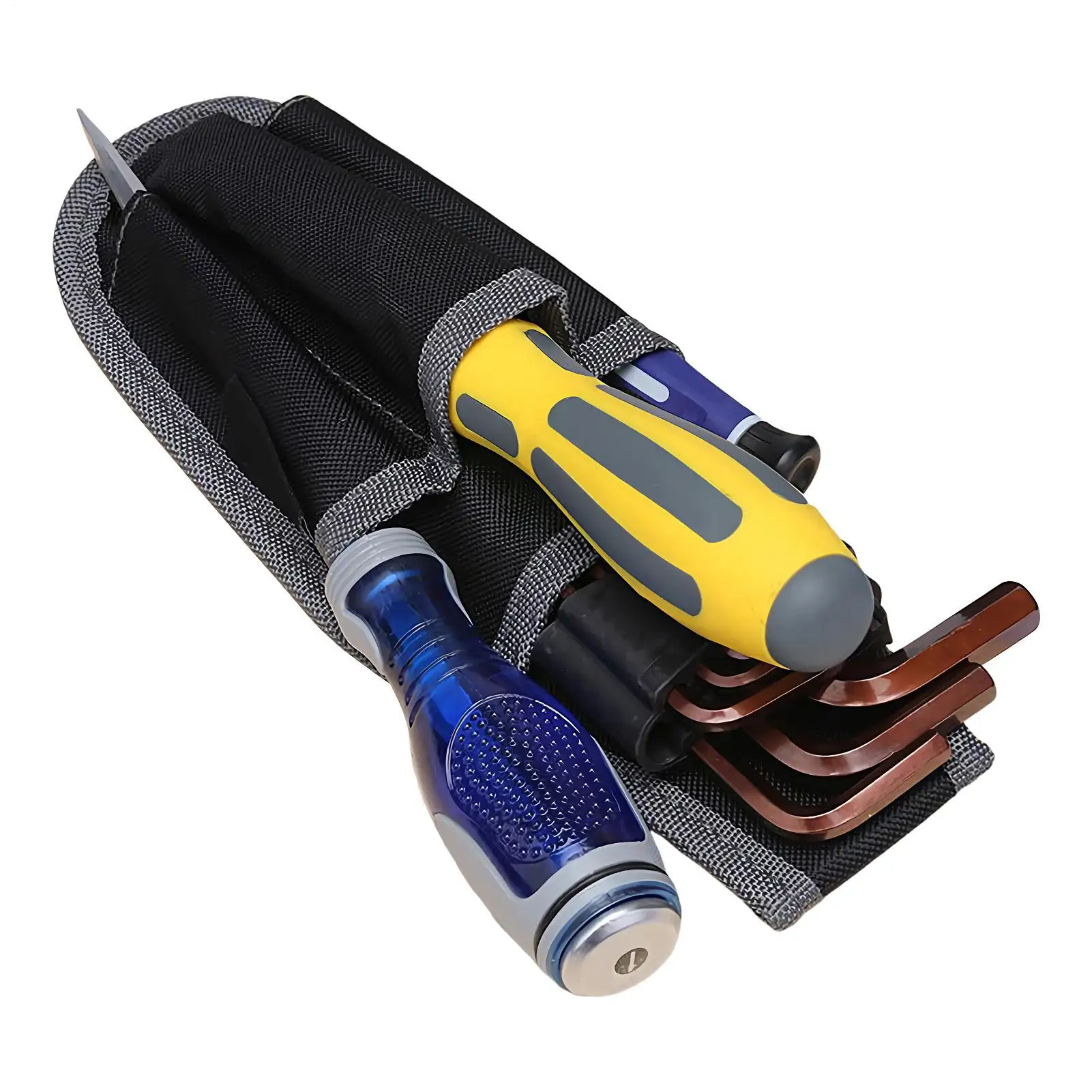 

Портативная маленькая поясная сумка для инструментов из ткани Оксфорд с несколькими карманами, поясные сумки для инструментов, поясная сумка для гаджетов, аппаратные средства для электрика, инструменты