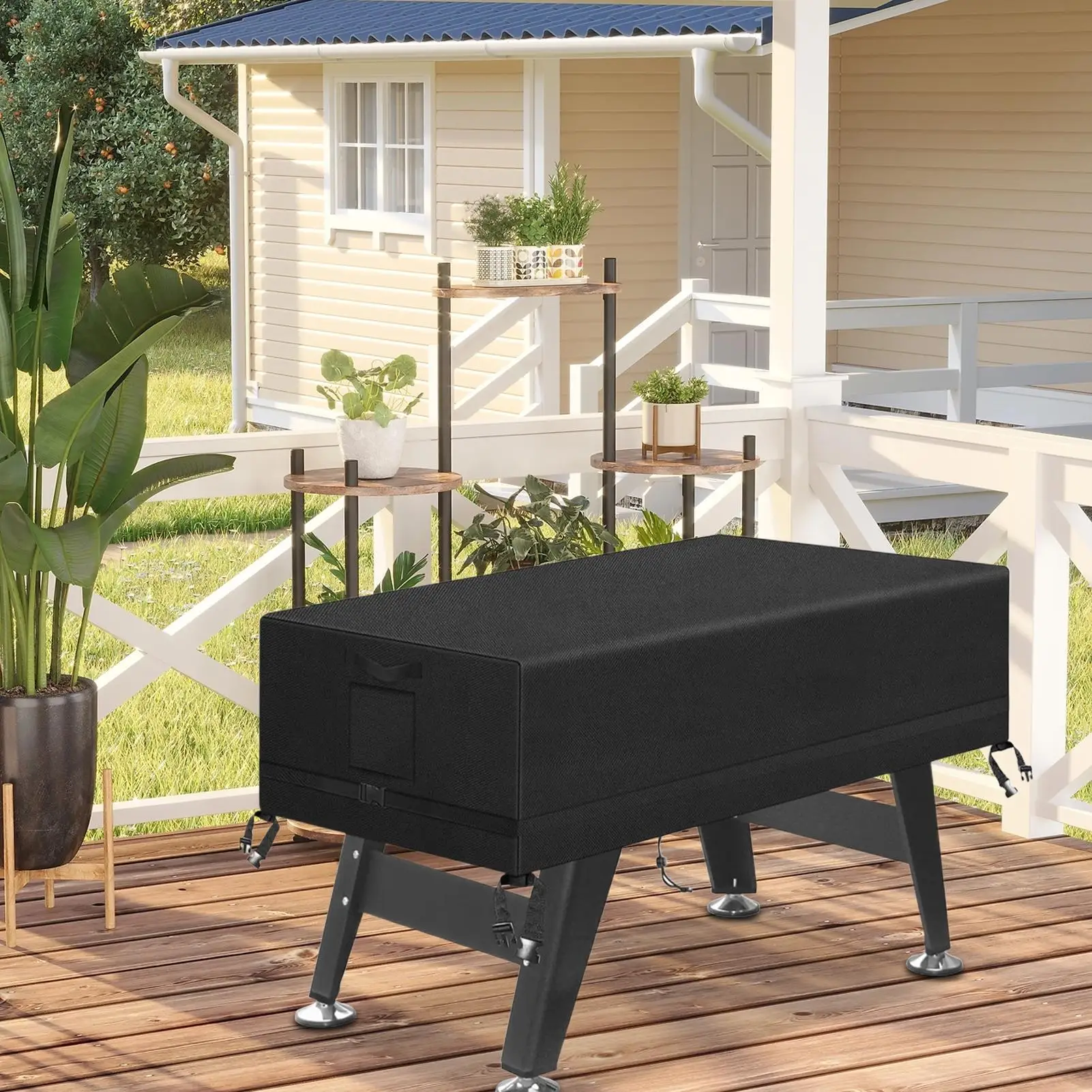 Housse de protection anti-poussière pour table de football, tissu épais 210D imperméable pour terrasses extérieures, tables de billard, protection pour table de jeu