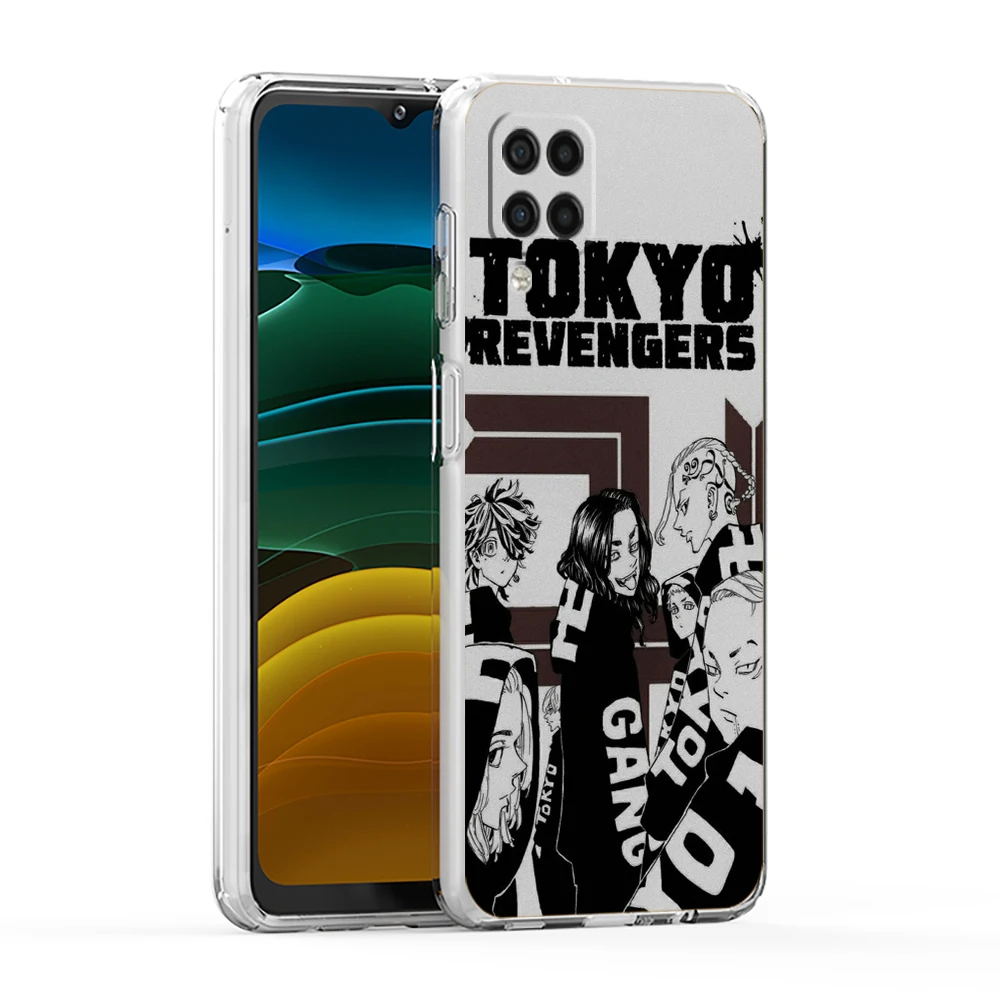 Tokyo R-Revengers A-Avengers Phone Case for Samsung Galaxy A13 A22 A32 A52 A53 A72 A51 A71 A11 A21S 5G Transparent Silicon Shell