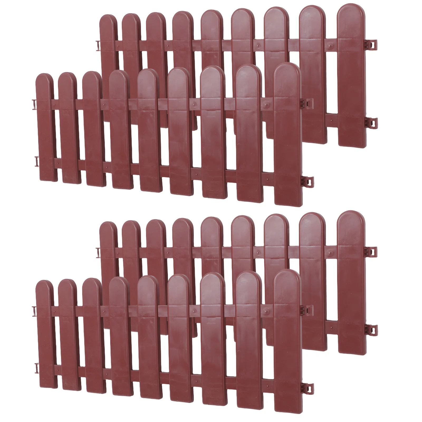 

4pcs Pet Tortoise Fence: Outdoor Reptile Enclosure Small Animal Playpen Durable Plastic Garden Edging Landscape Border Yard