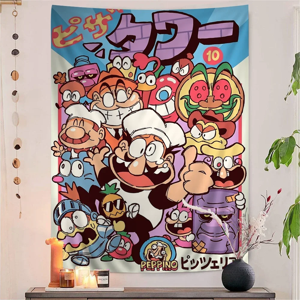 

Pizza Tower Microfiber Beach Towel Absorbent Quick dry Soft Yoga Swimming Resort Mountain Climbing Towel