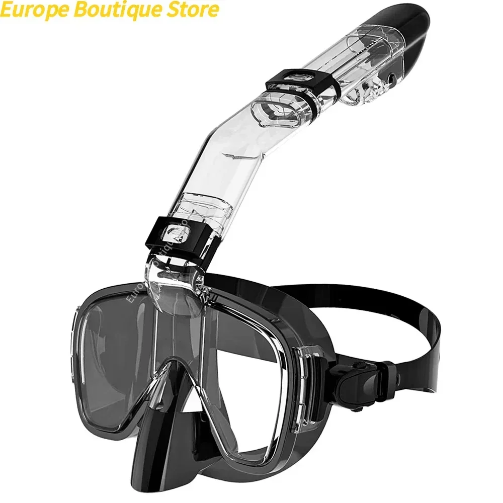 Snorkeling sous-marin demi-visage visage enfants masque de natation ensemble plongée sous-marine masques respiratoires Anti-buée respiration sûre pour adulte