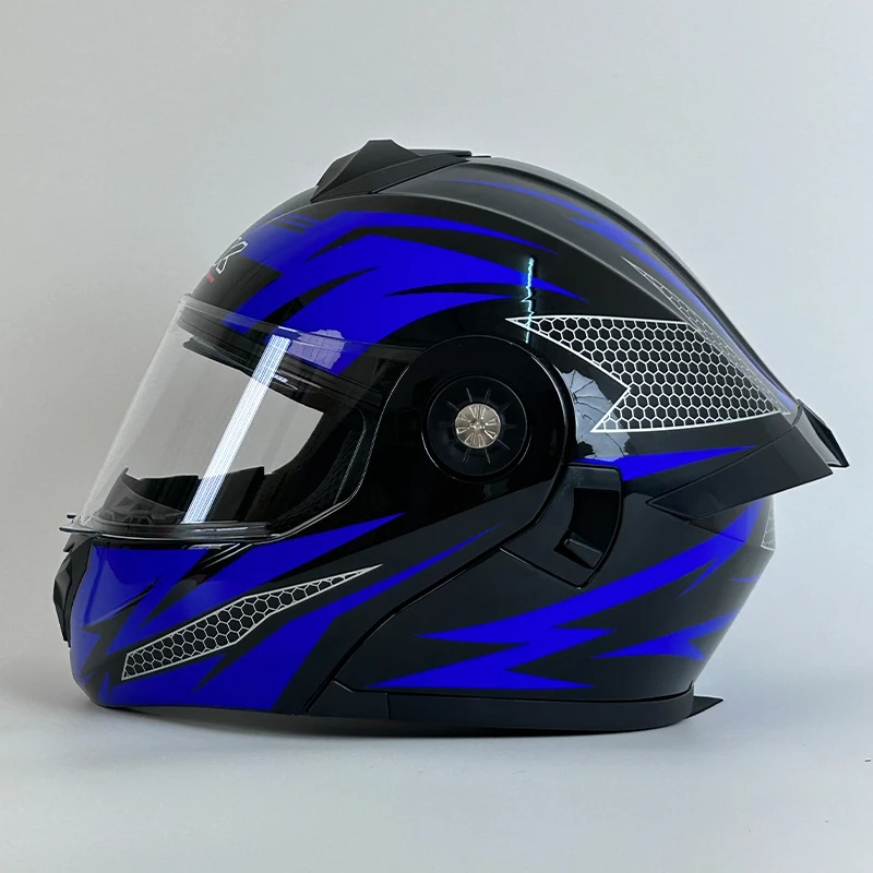 

Мотоциклетный шлем унисекс, анфас, защитный защитный шлем, модульный мотоциклетный шлем для езды на открытом воздухе