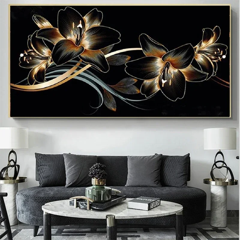 Lily in the Dark 5D Diamond Painting Diamond Art Embroidery Gifts Restaurant Office Home Decor DIY Diamond Cross Stitch Kits