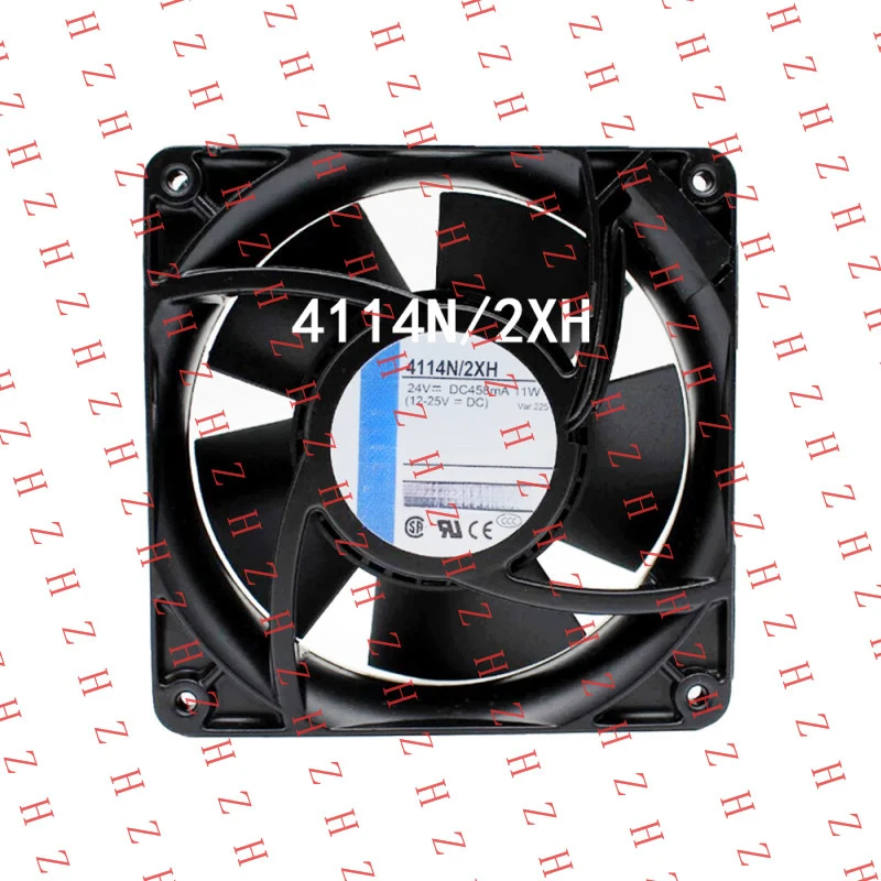 P+ FOR Ebmpaps High-Airflow Axial Fan 4114N/2XH 24VDC 11W 0.46A 120*120*38MM radiator
