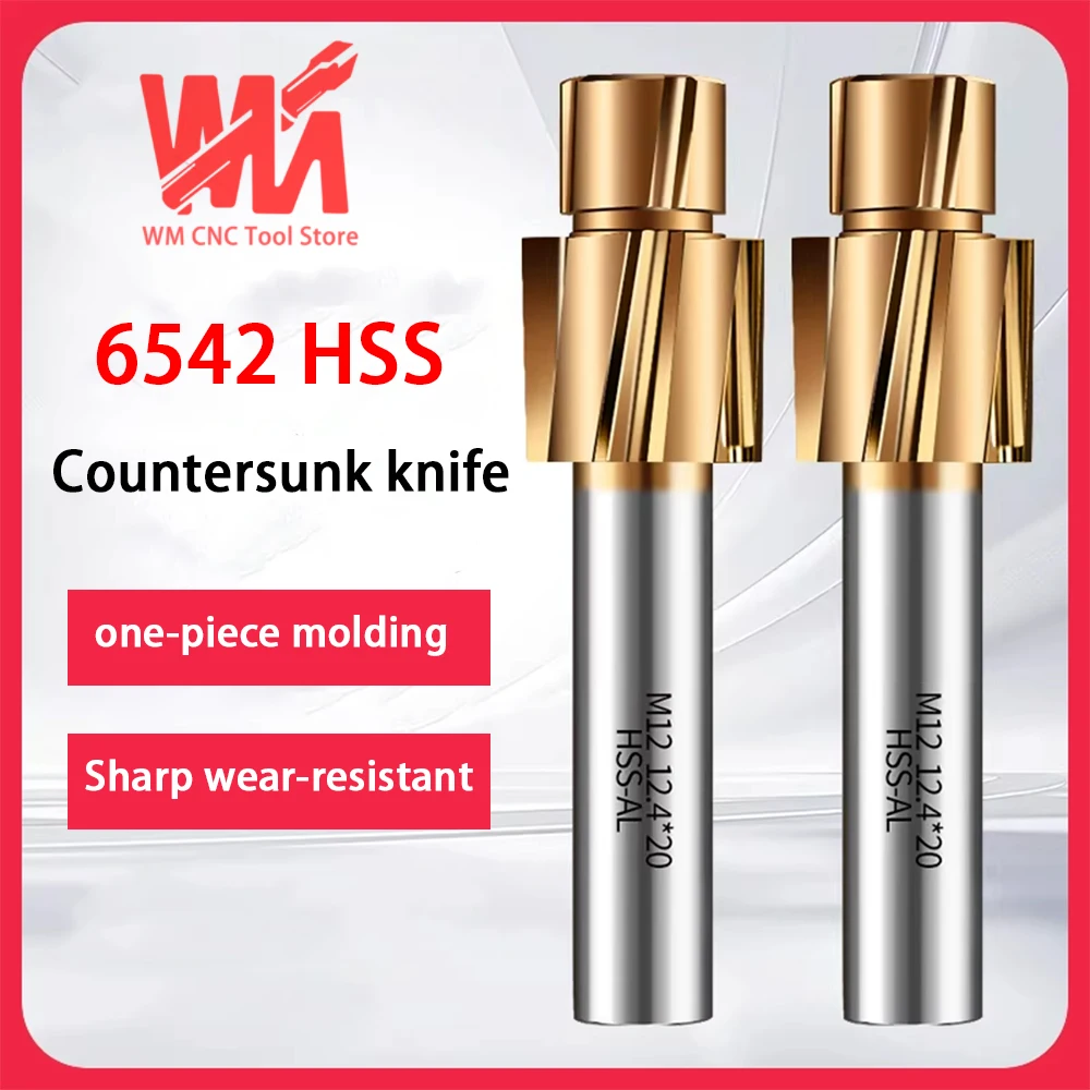 

6542 HSS countersunk milling cutter HSS cobalt containing countersunk milling cutter CNC machining center, stainless steel