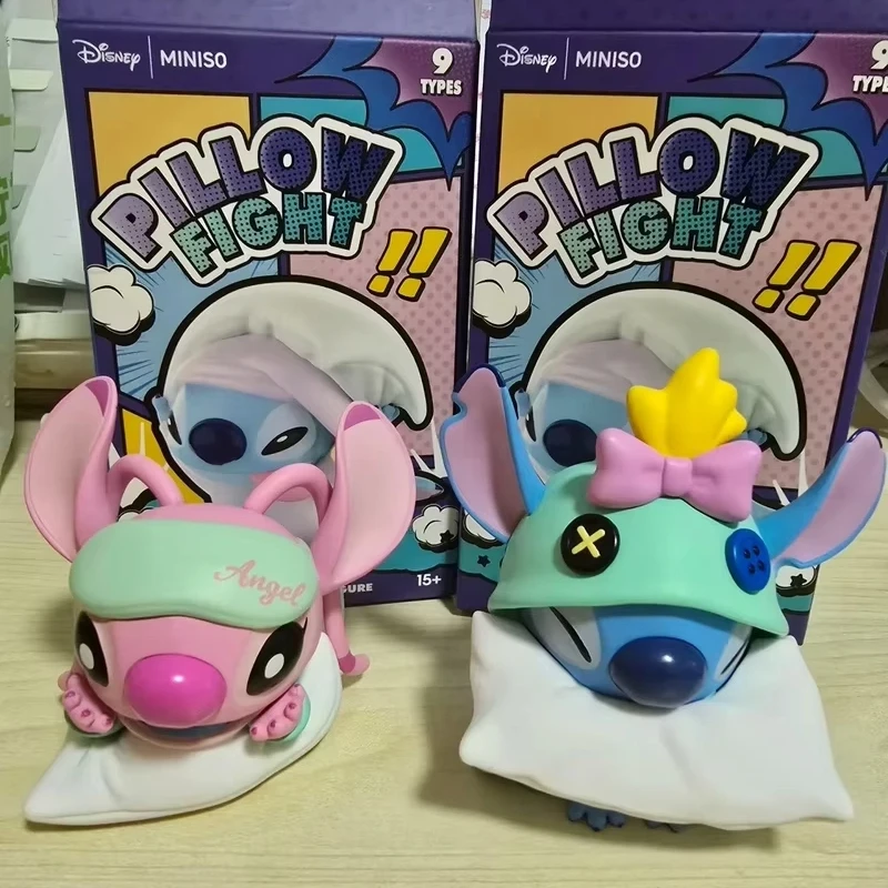 

2025 Genuine Stitch Pillow Battle Series Blind Box Trendy Doll Collectible Toy Handiwork Trendsetter Soft Birthday Surprise Gift