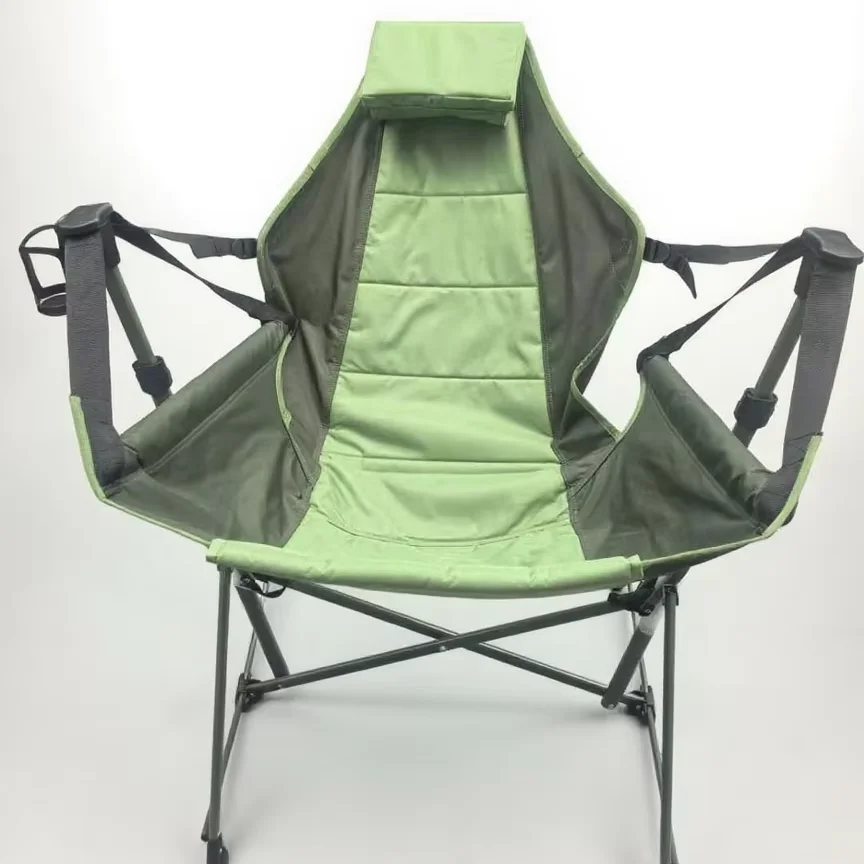 

Leisure Hammock Camping Chair Custom logo Garden Chair Outdoor Furniture Luxury-folding-beach Chair With Full Pack Metal Legs