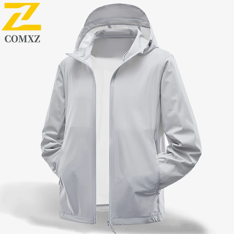 

Outdoor Anti-ultraviolet Jackets Men Summer Quick Dry Camping Windbreaker Women Outdoor Trekking Raincoat Anti UV Outerwear Work