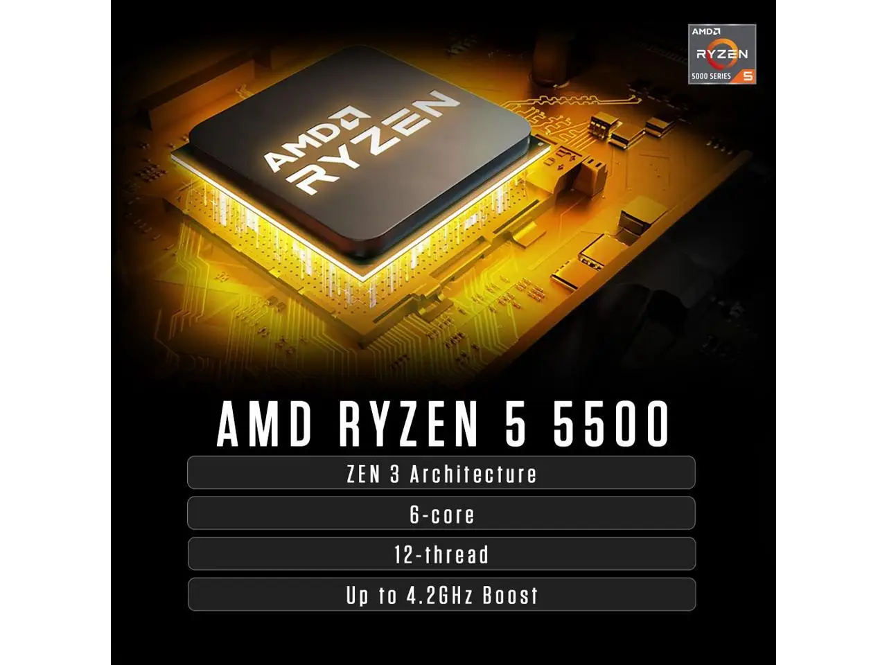 PCs para Juegos ZOTAC GAMING Serie MEK - NVIDIA GeForce RTX 5050, AMD Ryzen 5 5500 4.2GHz, 16GB RGB DDR4, 1TB NVME M.2 SSD, 650W 80+ GOLD PSU, WiFi 6E, Windows 11 Home