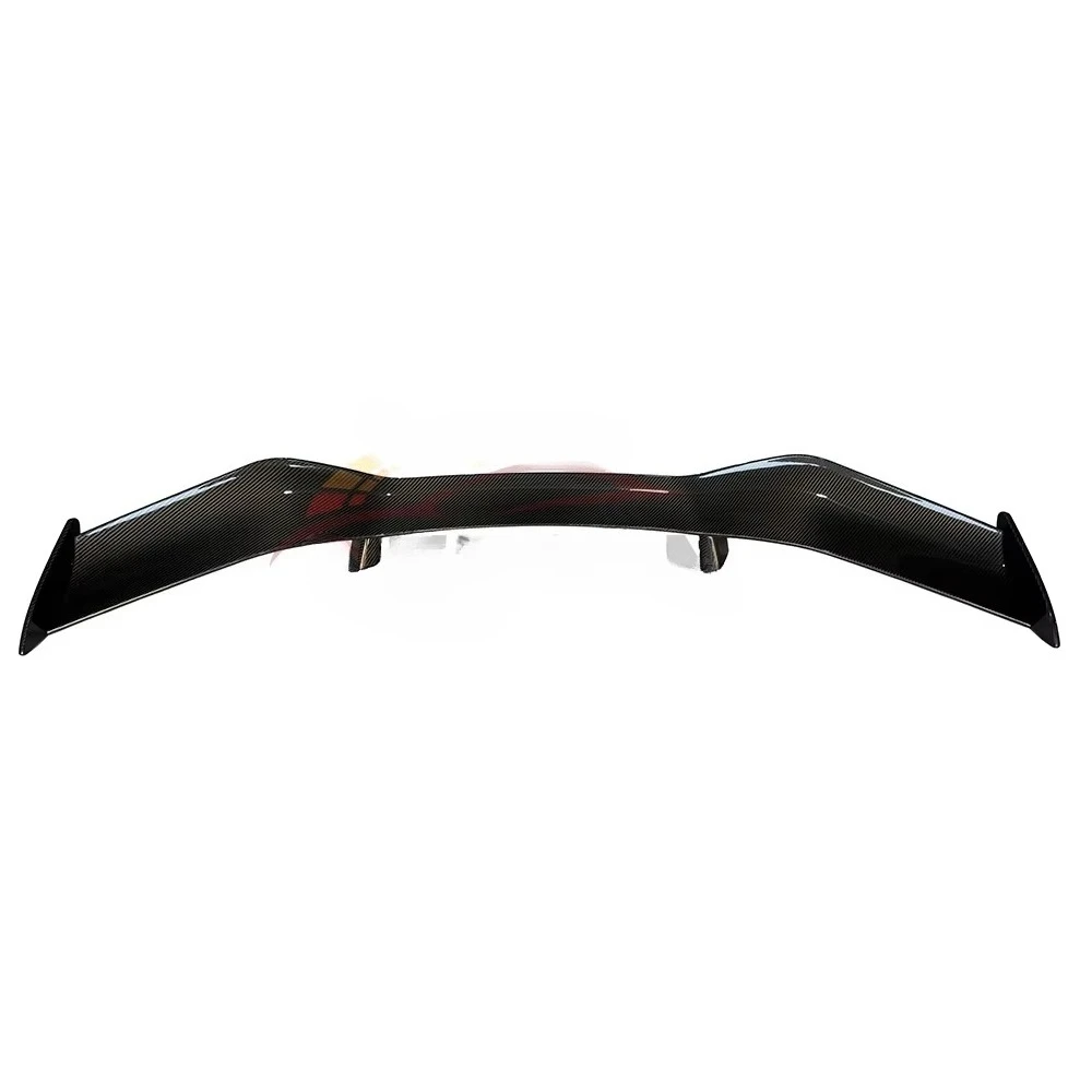 New Arrival Wet Carbon Fiber Rear Trunk Wing for Corvette C8 Z06 Single Deck Ducktail Rear Spoiler Wing