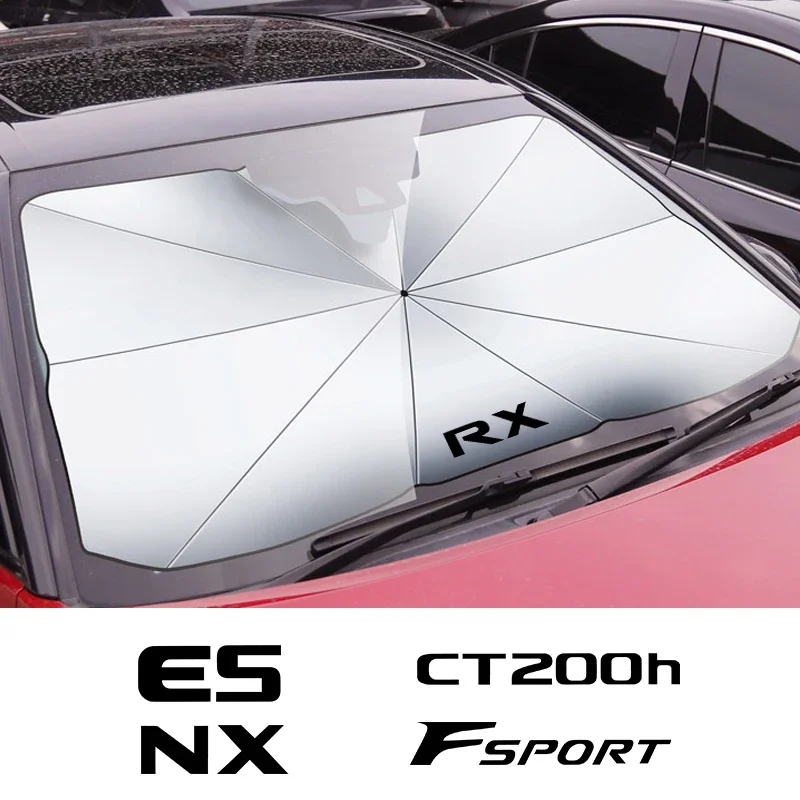 Car Windshield Sunshade Car Interior Front Sun Shade for Lexus CT200H ES FSPORT GS GX IS LS LX NX RX UX Car Interior Accessories