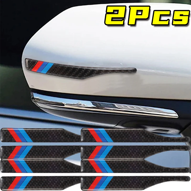 Universal Car Protective Stickers Thicken Anti-collision Carbon Fiber Cover Car Body Rearview Mirror Guard Protection Sticker