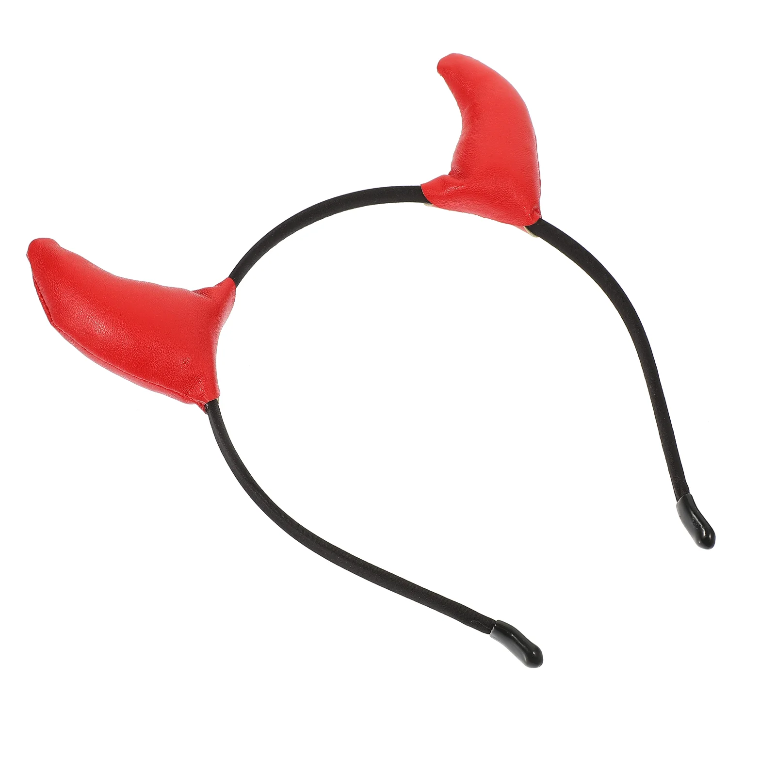 

Demon Horn Headband Halloween Headbands Cosplay Headdress Hair Hoops Tail Clips Miss