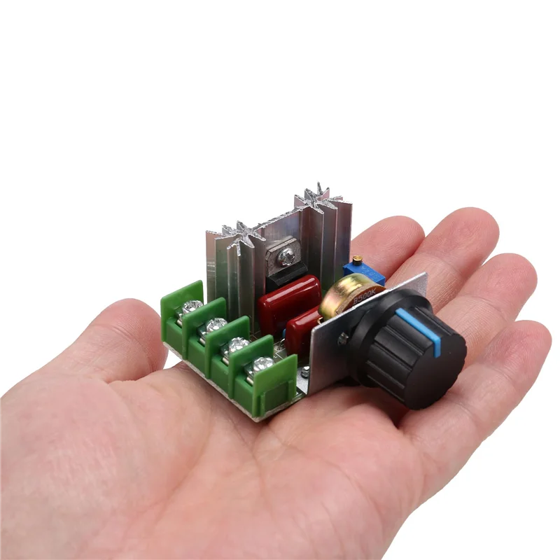 B94A 2 Pcs Speed Controller Für AC Motor AC 220 V 2000 W Thyristor Motor Geschwindigkeit Control Einstellbare Power controller