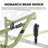 SPEEDONE Ambassador2 내리막 MTB 자전거 프레임, DH 풀 서스펜션 29er 알루미늄 합금 내구성 레이스 자전거 프레임, 후방 충격 포함 3