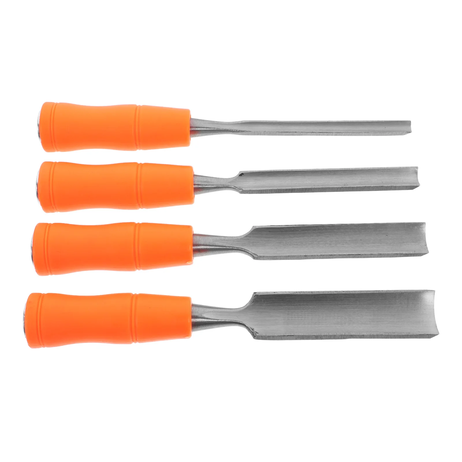 Set di scalpelli per la lavorazione del legno da 4 pezzi Strumenti per intaglio Manico ergonomico di lunga durata di grado professionale Utensili manuali adatti per principianti