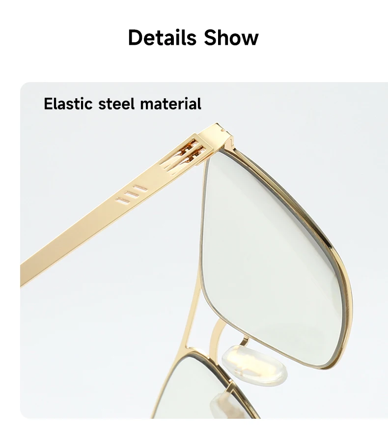 Neue Photochrome Anti-blau Licht Lesebrille Männer Frauen Hohe Qualität Blockieren Blau Licht Leser Doppel Brücke Brillen – Detail 7
